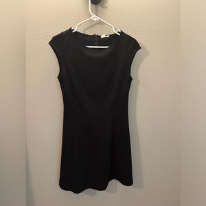 GAP Black Sheath Mini Dress Cap Sleeve